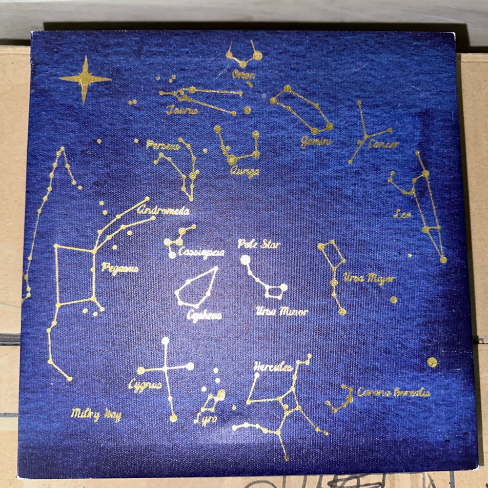 Dark Blue/Purple constellation 🌌 canvas decor